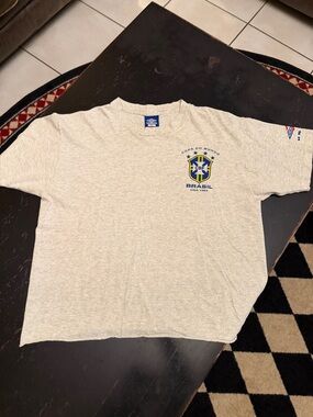 1994 Rare Umbro Brasil Athletic Crewneck Tee XL